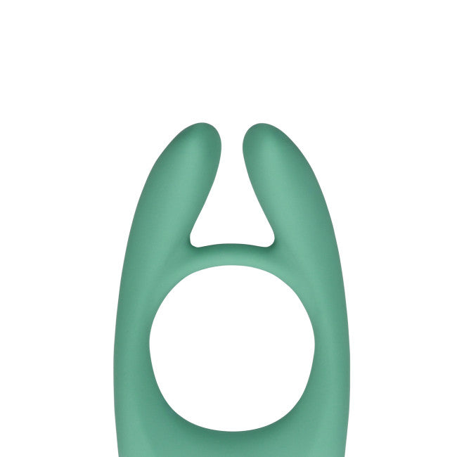 Loveline Ultra Soft Silicone Pointed Cock Ring Blue Grass
