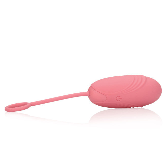 Loveline Ultra Soft Silicone Egg Vibrator with Remote Control Pink Arabesque