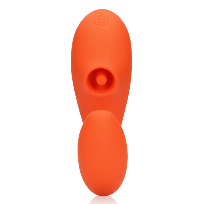 Loveline G-Spot Vibrator with Clitoral Pulse Wave Untamed Orange