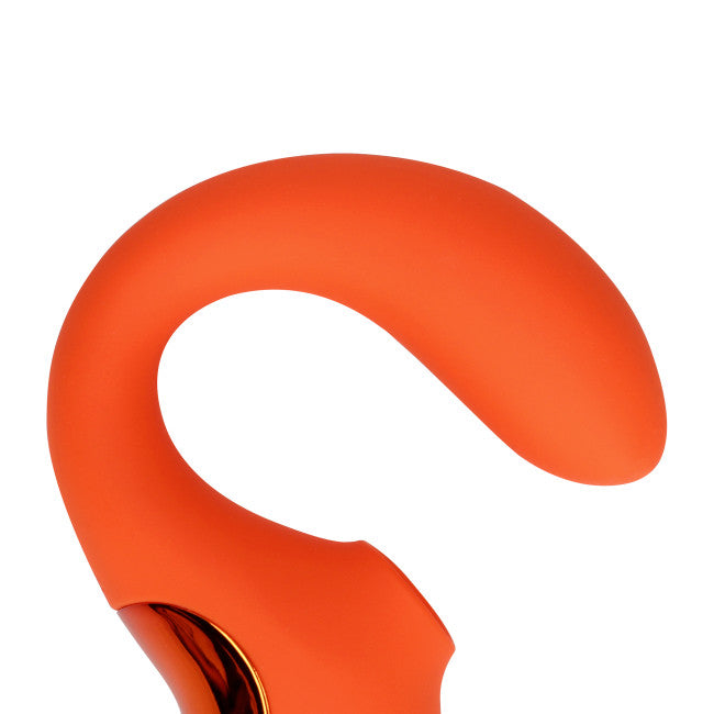 Loveline G-Spot Vibrator with Clitoral Pulse Wave Untamed Orange