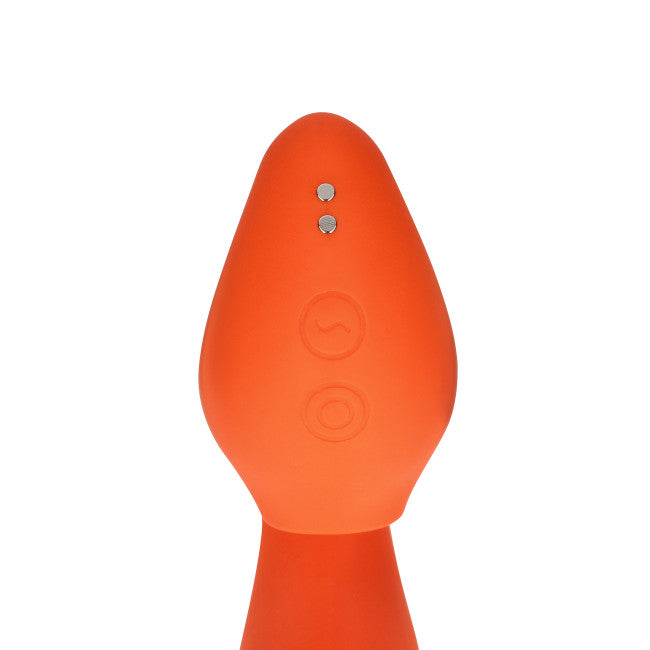 Loveline G-Spot Vibrator with Clitoral Pulse Wave Untamed Orange