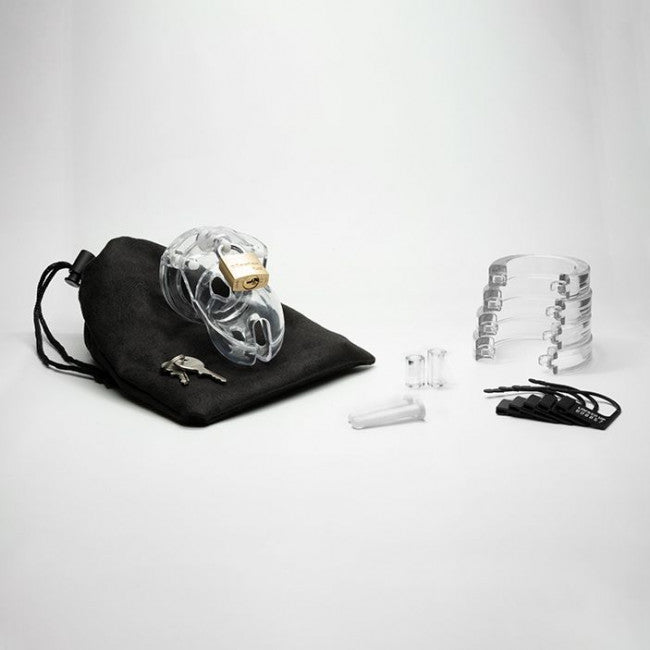 CB-X Mr Stubb Male Chastity Device Clear