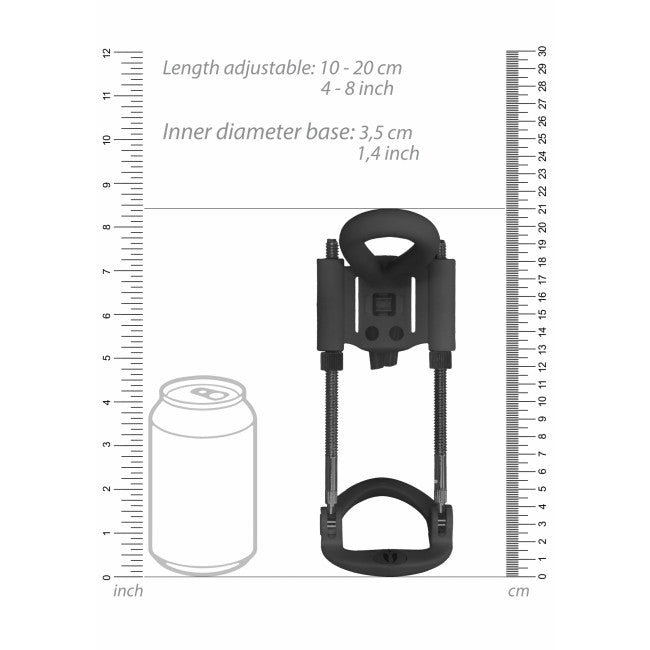 Shots Pumped Penis Extender Black