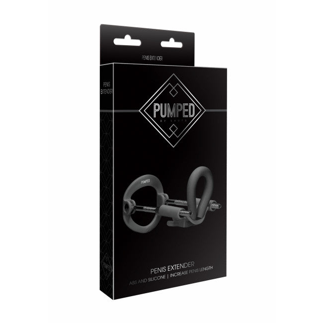 Shots Pumped Penis Extender Black