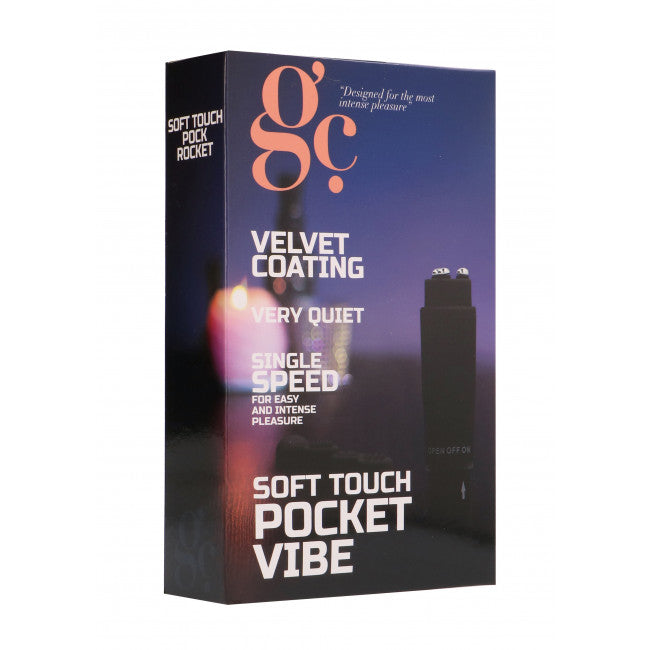 Shots GC Soft Touch Pocket Vibe Black