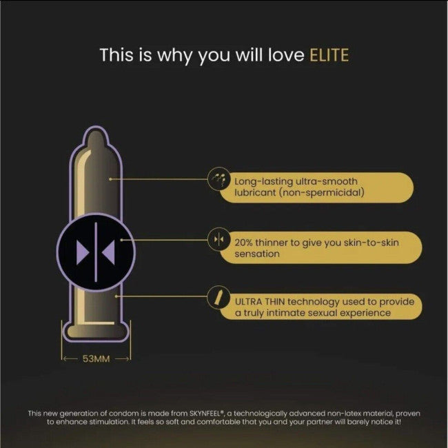 SKYN® Elite Condoms 100 pcs (non-retail packaging)