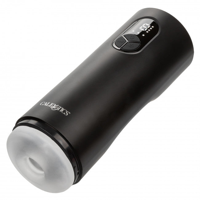 CalExotics Bionic Sucking and Vibrating Masturbator Black