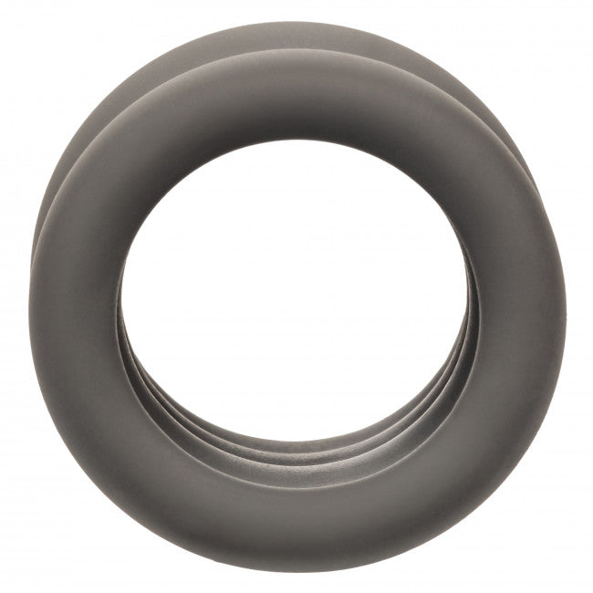 CalExotics Alpha Scrotum Stretching Ring Grey