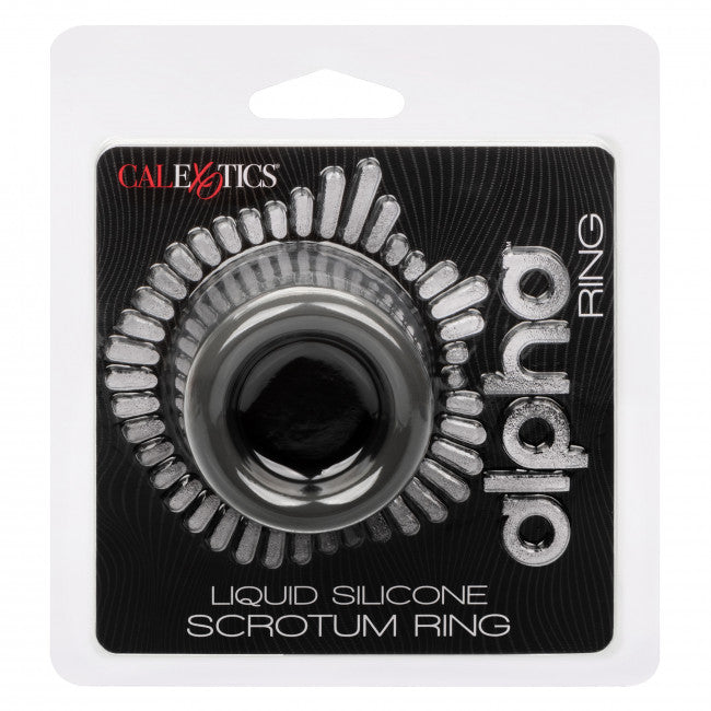 CalExotics Alpha Scrotum Stretching Ring Grey