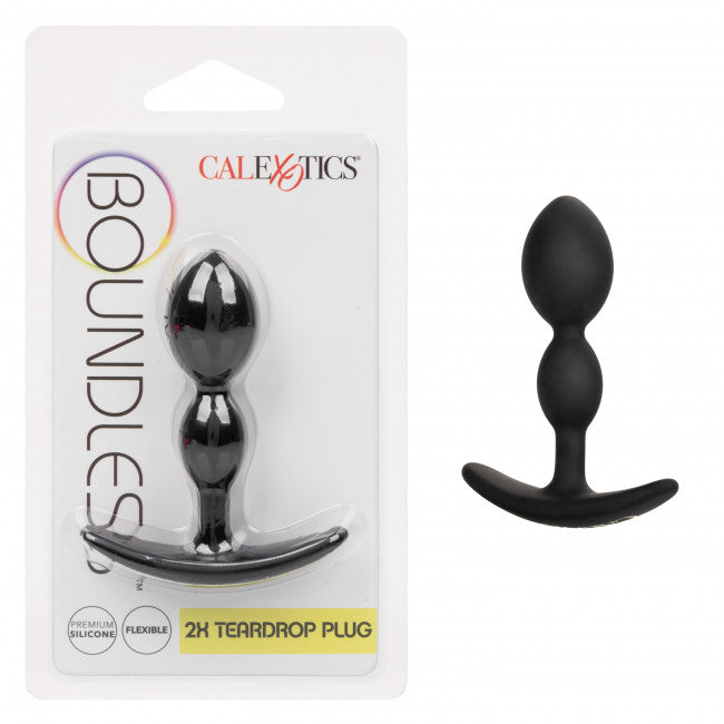 CalExotics Boundless 2X Teardrop Plug Black