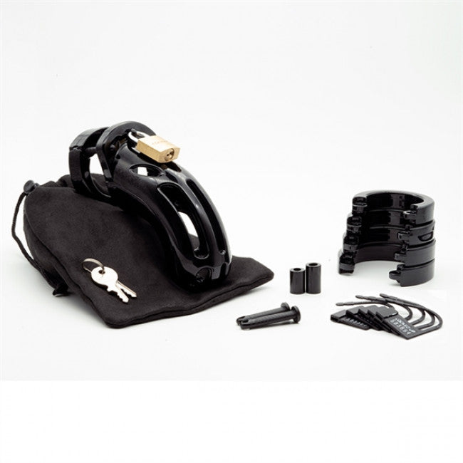 CB-X The Curve Male Chastity Device Black