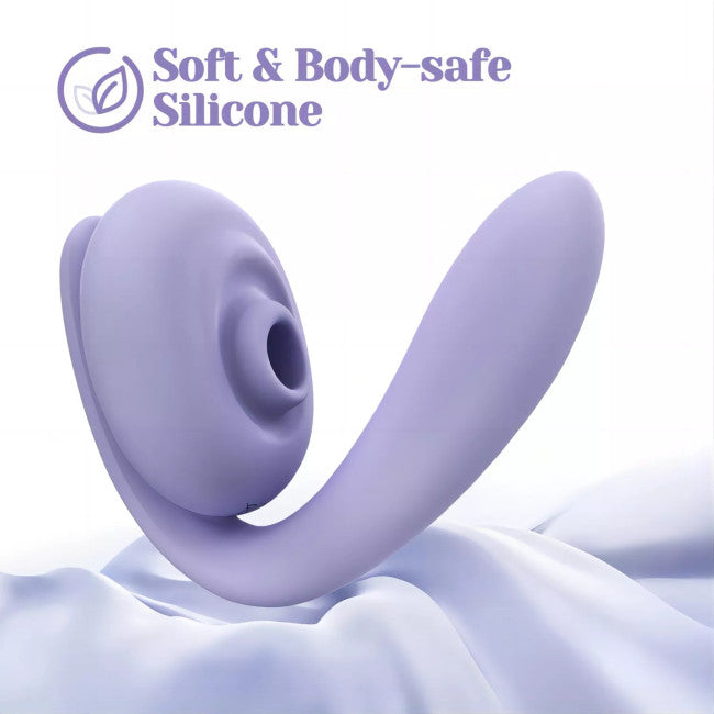 Tracy's Dog OG Flow G-Spot & Clitoral Sucking Vibrator Light Purple