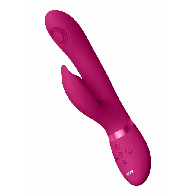 VIVE Aimi Pulse Wave & Vibrating G-Spot Rabbit Pink