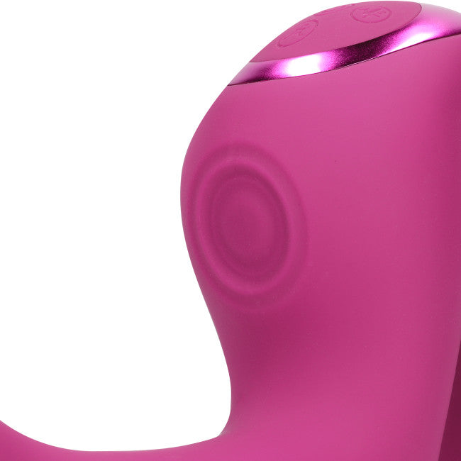 VIVE Riko Triple Motor Thumper with Advanced Finger Motion & Pulse Wave Stimulator Pink