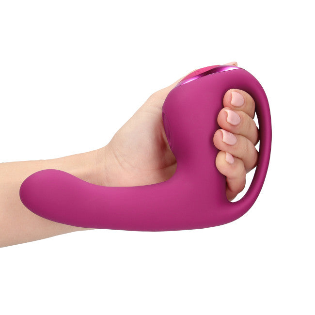 VIVE Riko Triple Motor Thumper with Advanced Finger Motion & Pulse Wave Stimulator Pink
