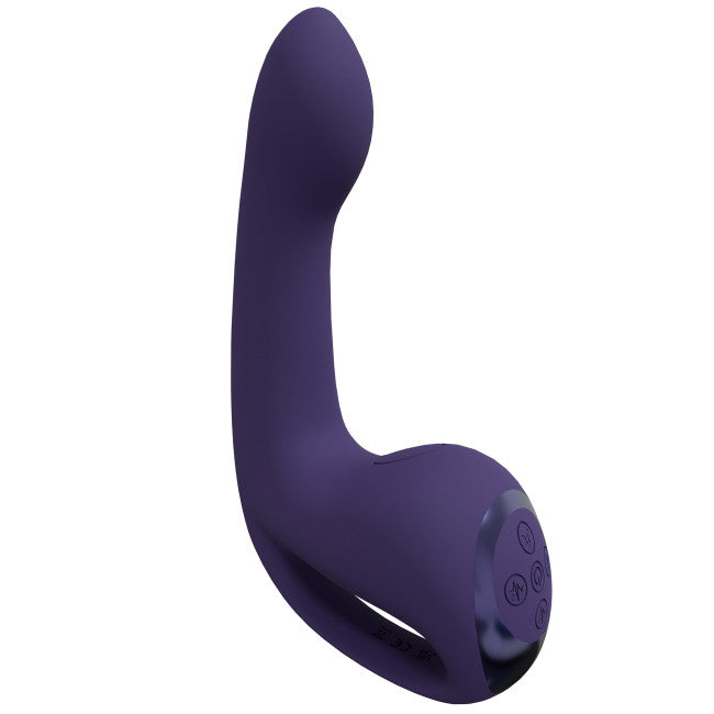 VIVE Riko Triple Motor Thumper with Advanced Finger Motion & Pulse Wave Stimulator Purple