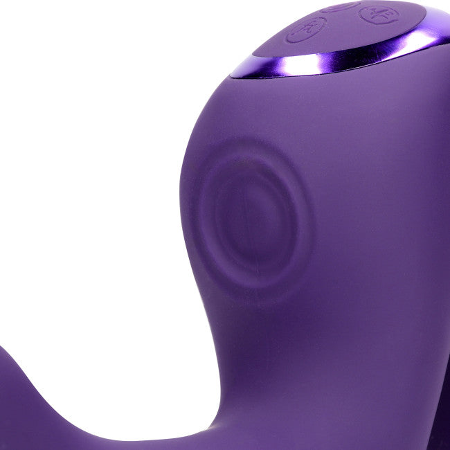 VIVE Riko Triple Motor Thumper with Advanced Finger Motion & Pulse Wave Stimulator Purple