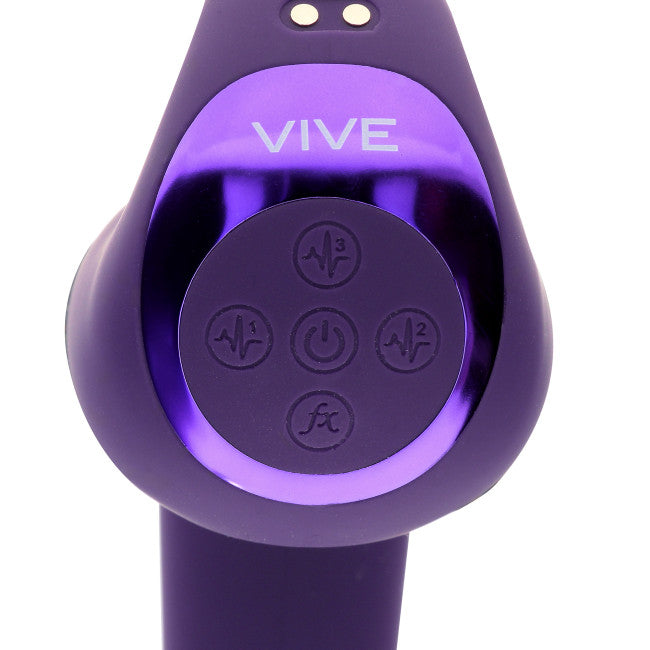 VIVE Riko Triple Motor Thumper with Advanced Finger Motion & Pulse Wave Stimulator Purple