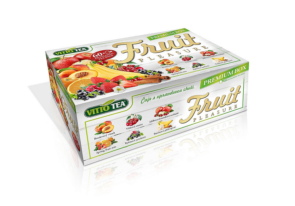 VITTO Tea Fruit Pleasure PREMIUM BOX 60 teabags