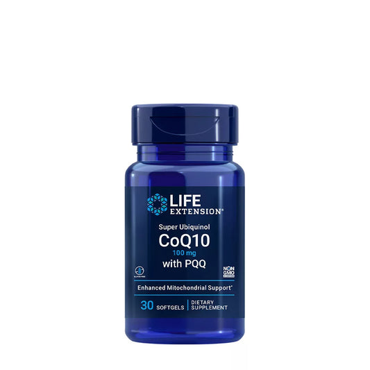LIFE EXTENSION SUPER UBIQUINOL COQ10 WITH PQQ 100 MG (30 SOFTGELS)