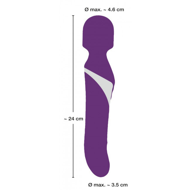 Javida Wand & Pearl Vibrator Purple