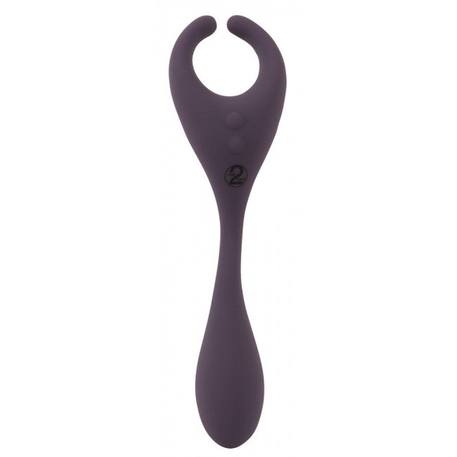 Coup!es Choice Remote Controlled Couple's Vibrator Purple