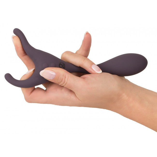 Coup!es Choice Remote Controlled Couple's Vibrator Purple