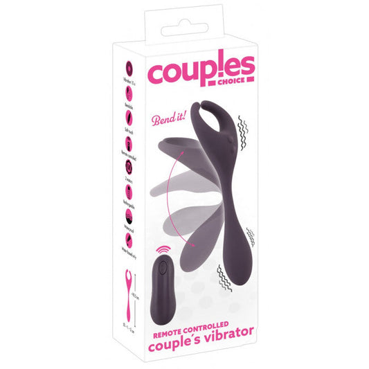 Coup!es Choice Remote Controlled Couple's Vibrator Purple