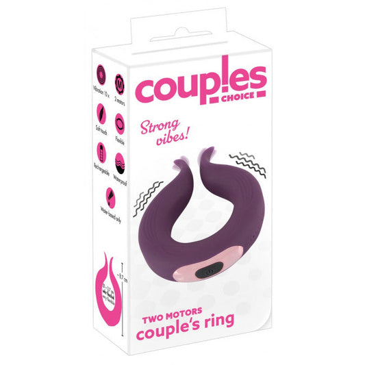 Coup!es Choice Two Motors Couple's Ring Purple