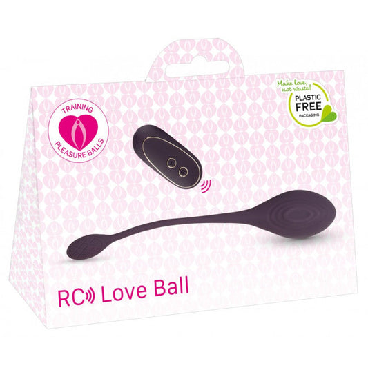 Training Pleasure Balls RC Single Vibrating Love Ball Purple