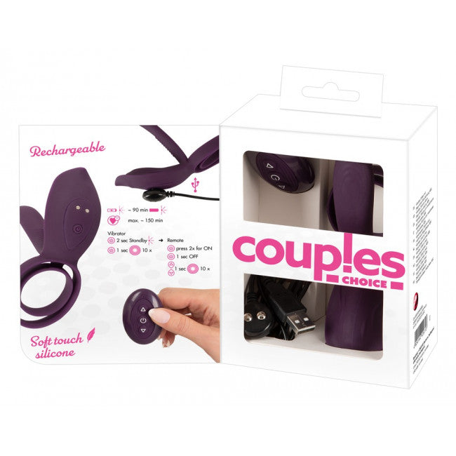 Couples Choice RC Couple's Vibrator 2 Purple