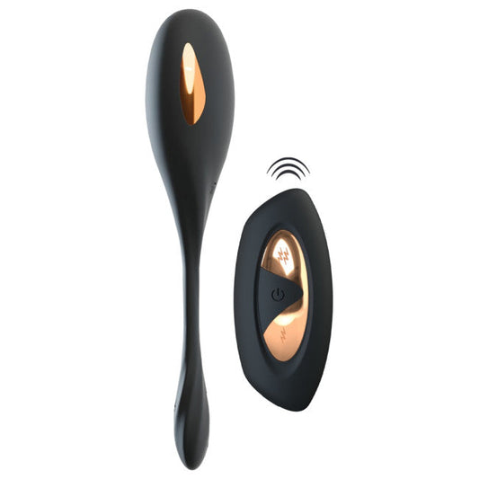 XouXou Vibrating E-Stim RC Love Ball Black