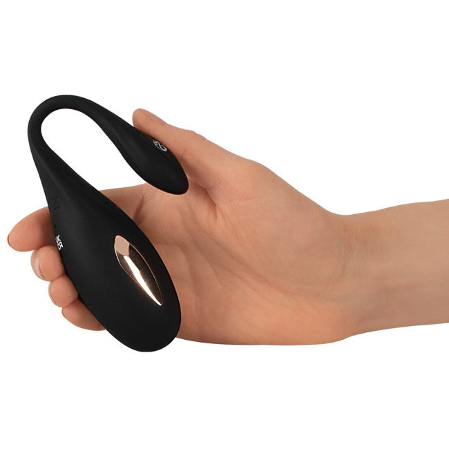 XouXou Vibrating E-Stim RC Love Ball Black