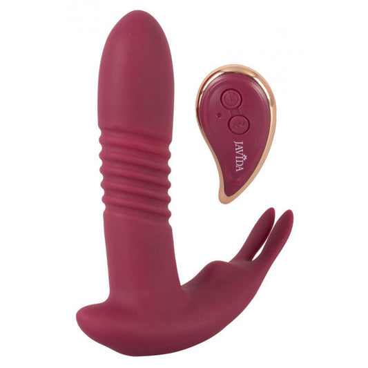 Javida RC Hands-free 3 Function Vibrator Red