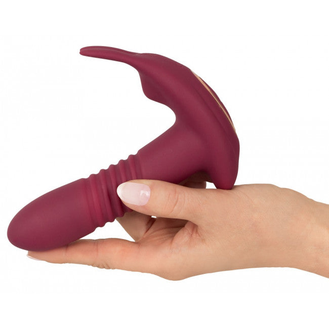 Javida RC Hands-free 3 Function Vibrator Red