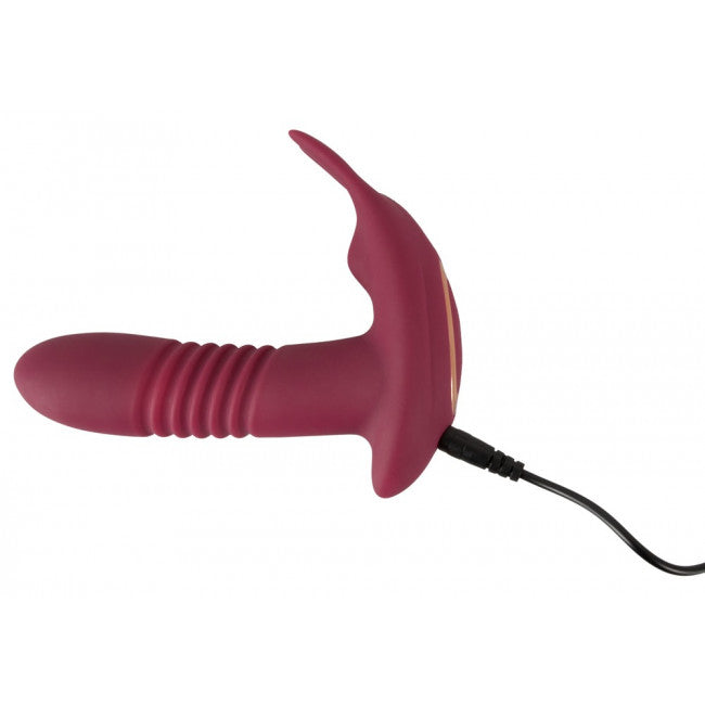 Javida RC Hands-free 3 Function Vibrator Red
