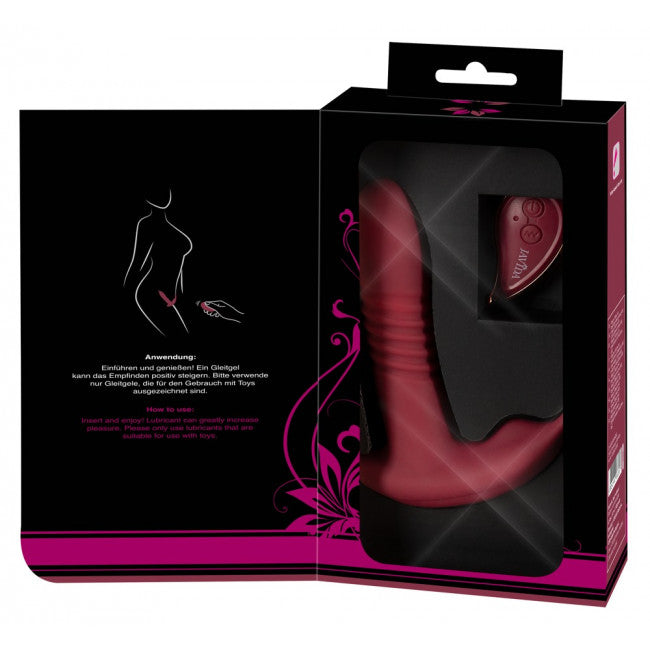 Javida RC Hands-free 3 Function Vibrator Red