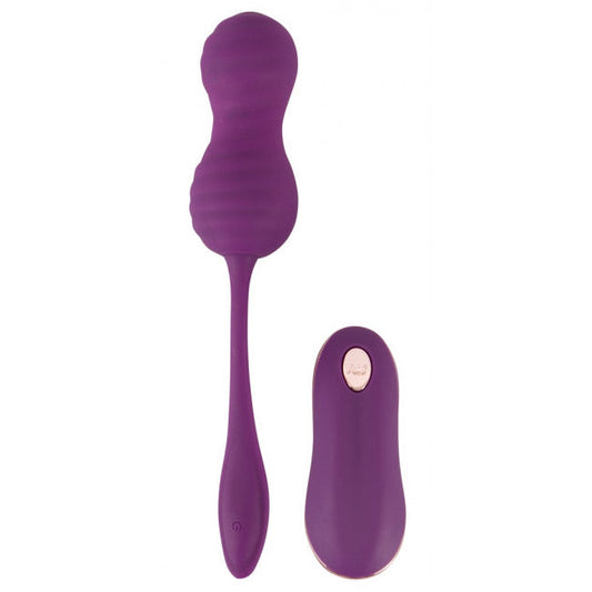 Javida RC Love Balls with 2 Functions Vibration & Thrusting Purple