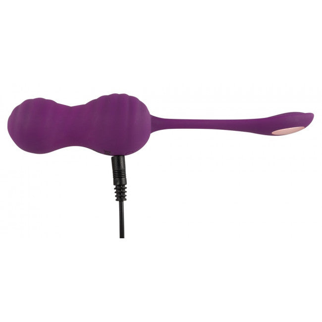 Javida RC Love Balls with 2 Functions Vibration & Thrusting Purple