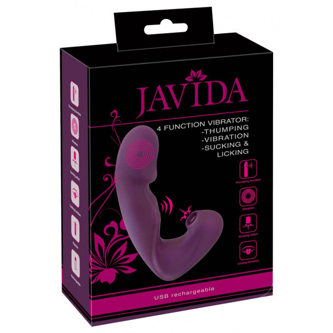 Javida 4 Function Vibrator Purple