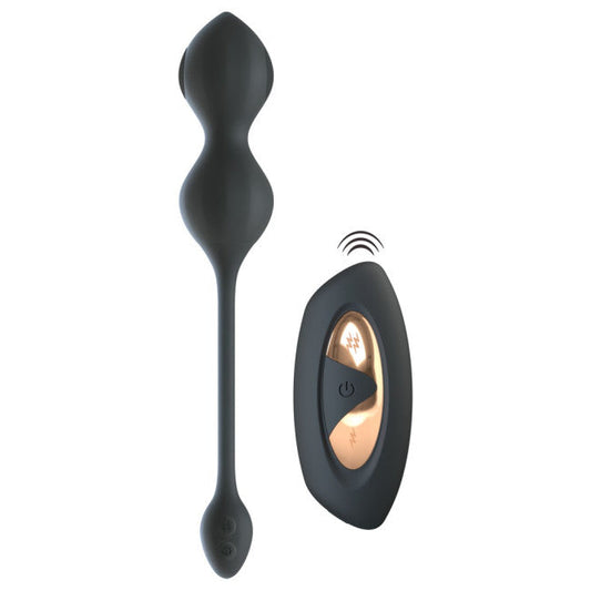 XouXou RC Vibrating E-Stim Love Balls Black