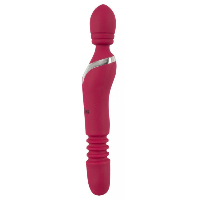 Javida Massage Wand Warming & Thrusting Vibe Red
