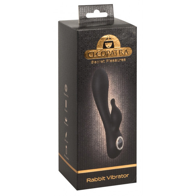 Cleopatra Secret Pleasures Rabbit Vibrator Black