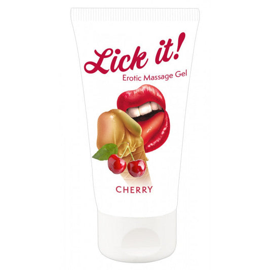 Lick-it Cherry Erotic Massage gel 50ml