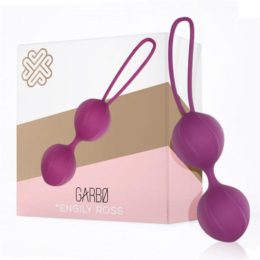 Engily Ross Garbo Double Kegel Ball Silicone Purple