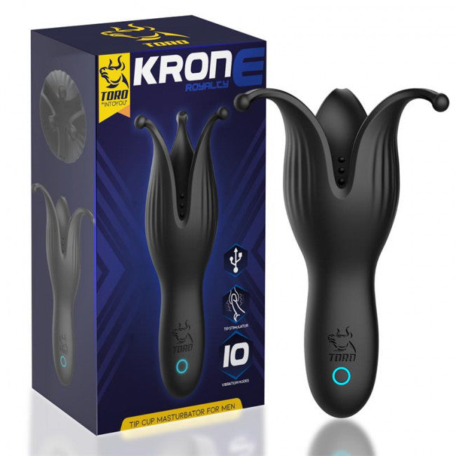 Toro Krone Tip Cup Masturbator for Men Silicone
