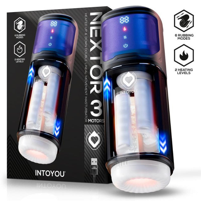InToYou Nextor Heated Up&Down Double Linear Movement 3 Motors Masturbator