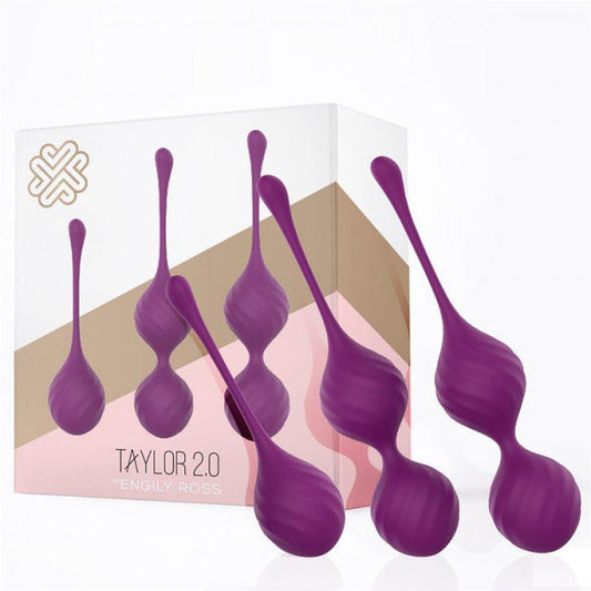 Engily Ross Taylor 2.0 Kegel Balls Silicone Purple