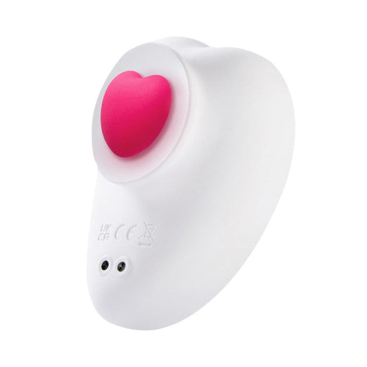 Sauce Sweetheart Clitoral Vibrator White & Pink