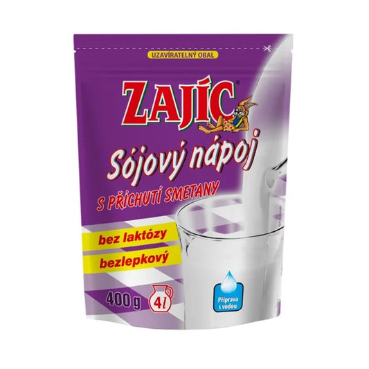 Zajic Soy drink with cream flavor bag 400 g